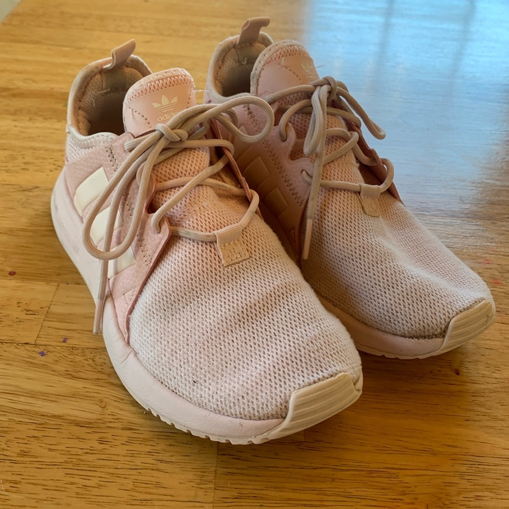 Adidas size 4 girls shoes.